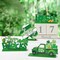 6 Pcs St Patrick's Day Table Decorations Shamrock Wooden Table Sign Happy Patricks Lucky Gnome Wood Centerpiece for Table Irish Wooden Plaque St Patricks Tiered Tray Decor for Home Holiday